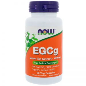 Now Foods - EGCG (Green Tea Extract) 400 mg - 90 капсули