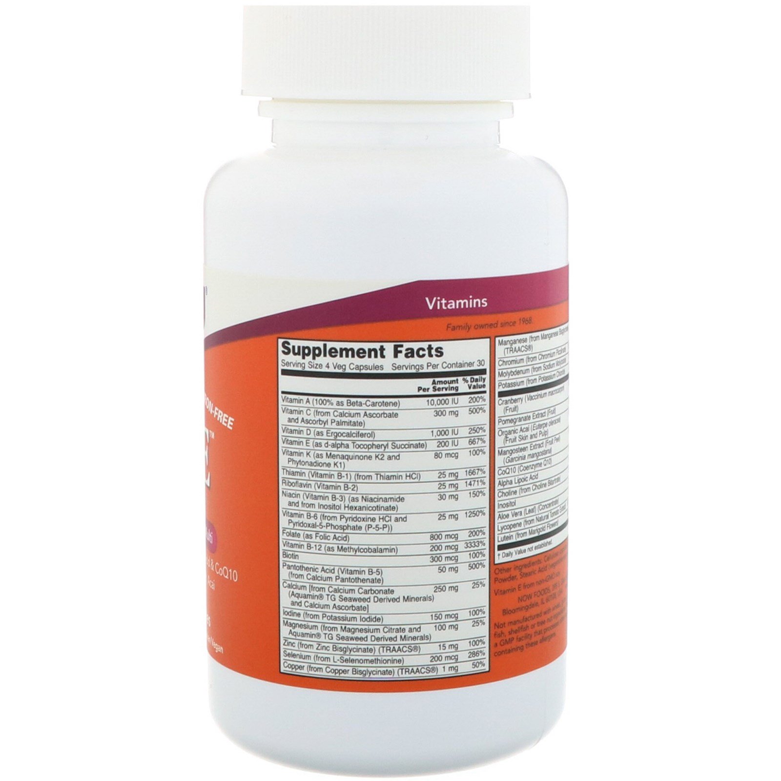 Now Foods - EVE Women's Multi - 120 капсули - Image 2