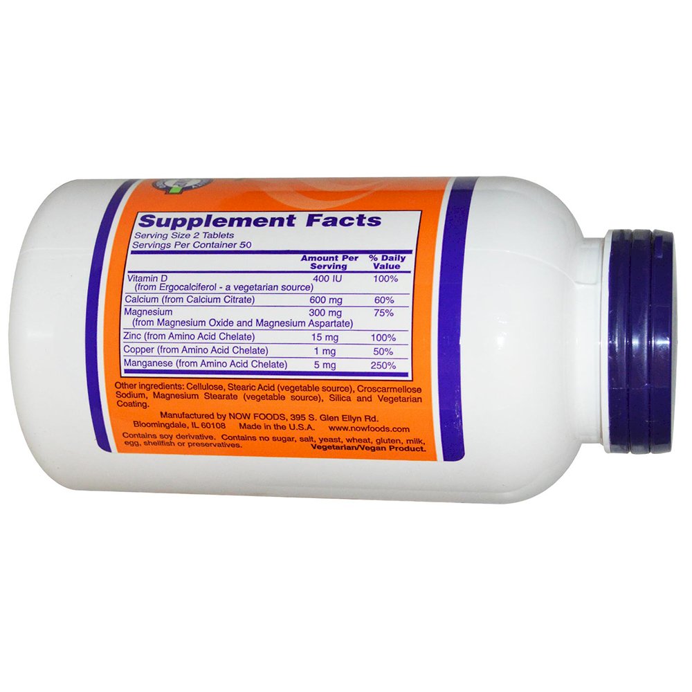 Now Foods - Calcium Citrate - 300 mg - 100 таблетки - Image 2