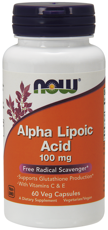 Now Foods - Alpha Lipoic Acid 100 mg - 60 капсули