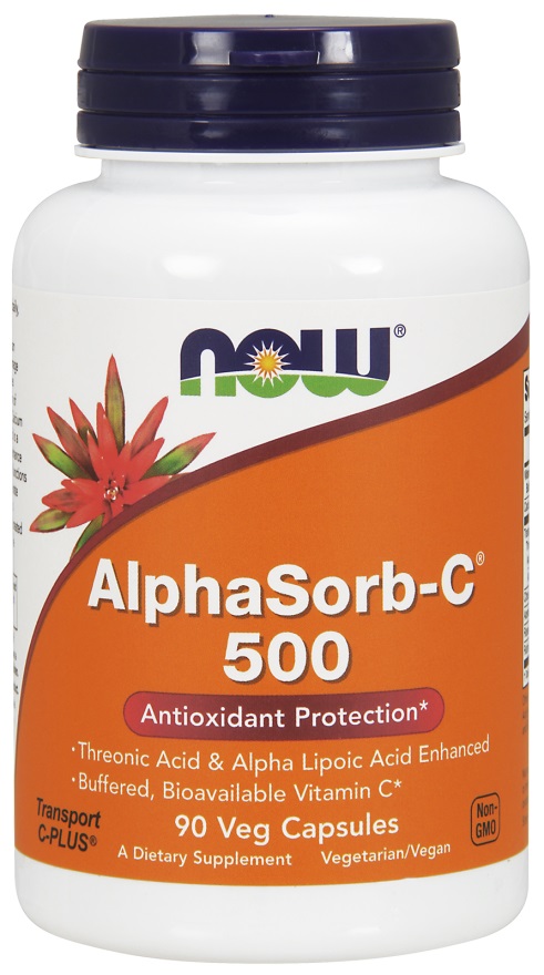 Now Foods - AlphaSorb-C 500 mg - 90 капсули