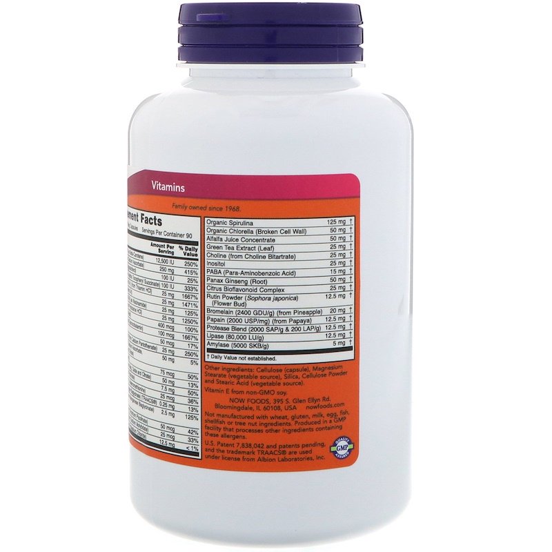 Now Foods - EcoGreen Multi - 180 капсули - Image 3