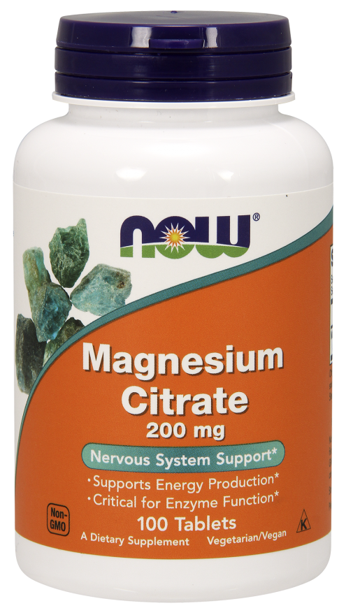 Now Foods Magnesium Citrate 200 mg