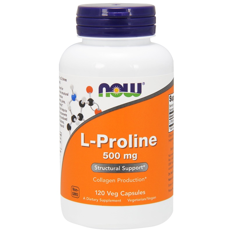 Now Foods - Proline - 500 mg - 120 капсули