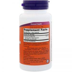 Alternative view of Now Foods - Nattokinase 100 mg - 120 капсули