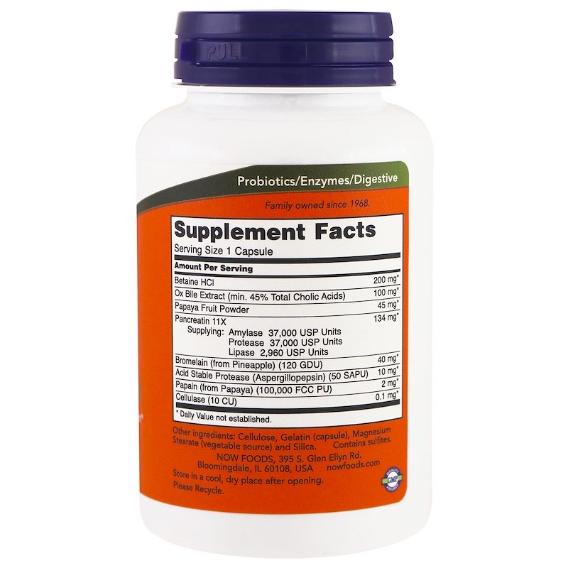 Now Foods - Super Enzymes - 90 капсули - Image 2
