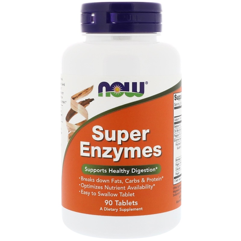 Now Foods - Super Enzymes - 90 таблетки