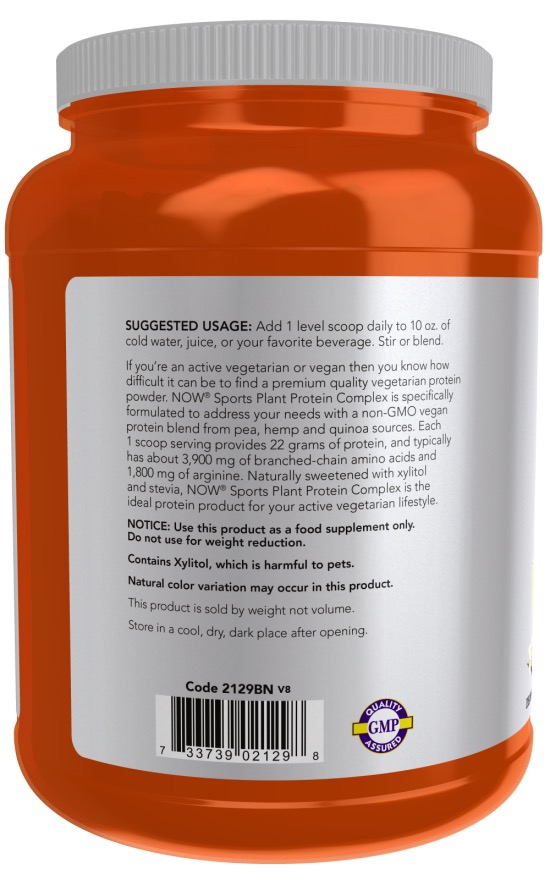 003-0373 - Now Sports - Plant Protein Complex Back 2
