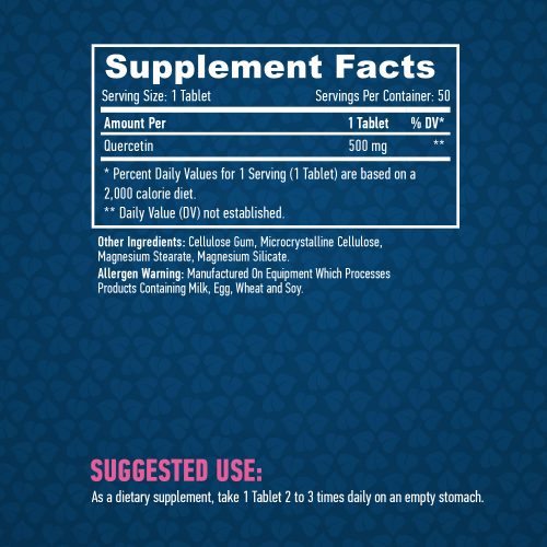 Haya Labs - Quercetin 500 mg - 50 таблетки - Image 2