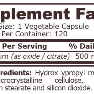 Pure Nutrition - Magnesium Complex - 120 капсули Back