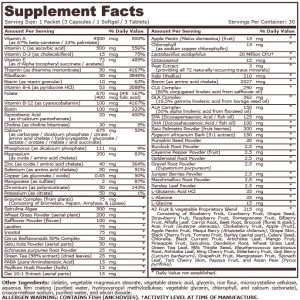 Pure Nutrition - Men's Pack - 30 пакета Back