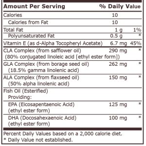 Pure Nutrition - Omega 3-6-9 - 100 дражета Back